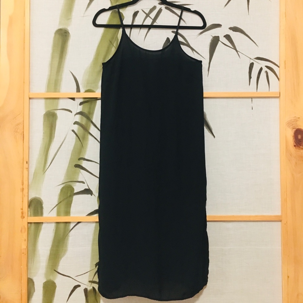 Basic Silky Cami Slip Dress.